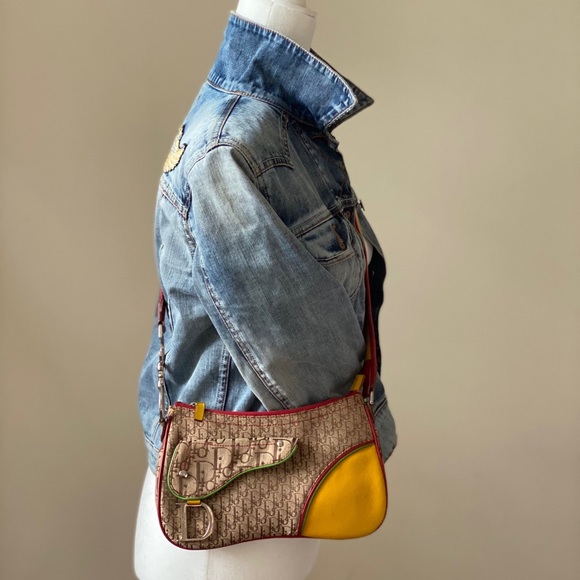 Christian Dior Rasta Trotter Double Saddle Bag - Picture 2 of 16